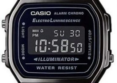 CASIO Vintage Collection - A-168WEGG-1BEF, Anthracite case with Stainless Steel Bracelet - Casio - 