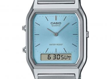 CASIO Vintage Collection - AQ-230A-2A1MQYES, Silver case with Stainless Steel Bracelet - Casio - 