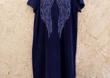 casual φόρεμα Angel μπλε navy - PerfectDress.gr - 