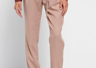 Casual παντελόνι με ελαστική μέση - FUNKY BUDDHA - 