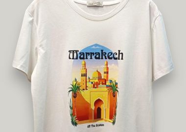 casual T-shirt Marrakech λευκό - PerfectDress.gr - 