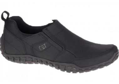 CAT Opine Δερμάτινα Ανδρικά Casual Παπούτσια Ανατομικά Μαύρα P722312 - Caterpillar - 