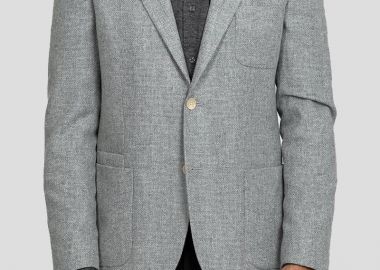 CC-CORNELIANI Ανδρικό Γκρι Corneliani Grey Blazer - CC-CORNELIANI - 