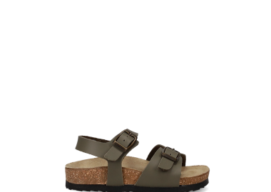 Χακί παιδικό footbed πέδιλο - EASY WALK - 