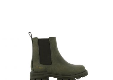 Χακί παιδικό μποτάκι Chelsea - SJ - 