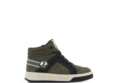 Χακί παιδικό sneaker μποτάκι - SJ - 