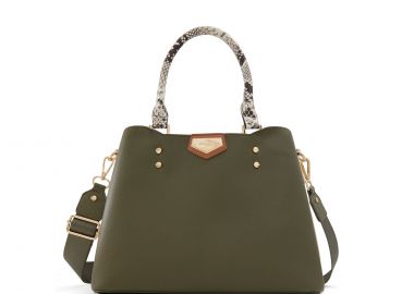 Χακί snakeskin τσάντα ώμου CARAEVER - ALDO - 