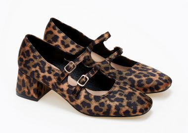 Χαμηλές γόβες λουστρίνι - Λεοπάρ - Issue - 