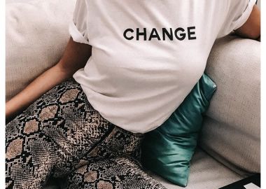CHANGE WHITE T-SHIRT - sense-shop - 