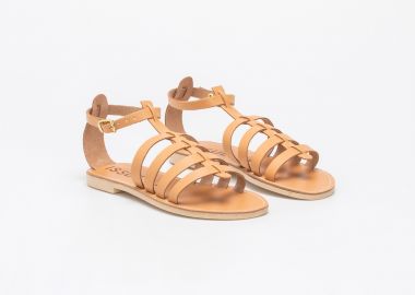 Χειροποίητα σανδάλια αρχαιοελληνικού τύπου - Μπεζ - Issue - 