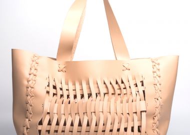 Χειροποίητη Δερμάτινη Τσάντα 'The Woven' (σε πολλά χρώματα) -  - 