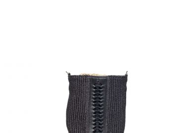 Χιαστί γυναικεία Park House Μαύρο Mini Bongo Raffia 262 - Park House - 