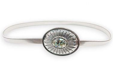 chic ελαστική ζώνη Adele ασημί - PerfectDress.gr - 