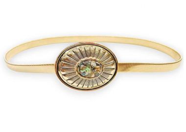 chic ελαστική ζώνη Adele χρυσό - PerfectDress.gr - 