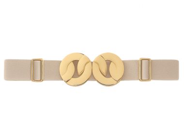 chic ελαστική ζώνη Emma μπεζ - PerfectDress.gr - 