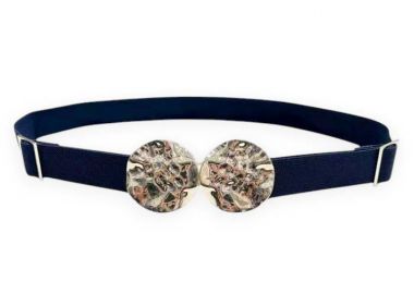 chic ελαστική ζώνη Goldie μπλε - PerfectDress.gr - 