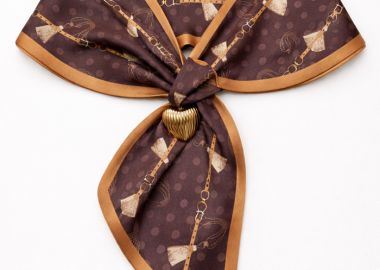 chic φουλάρι κολιέ καρδούλα Trending 4 - PerfectDress.gr - 