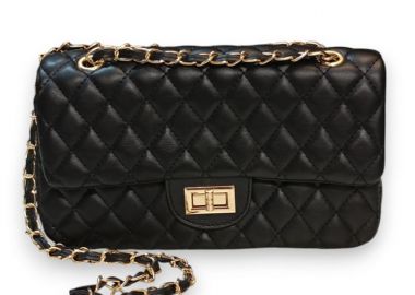 chic καπιτονέ τσαντάκι Coco 2 black - PerfectDress.gr - 