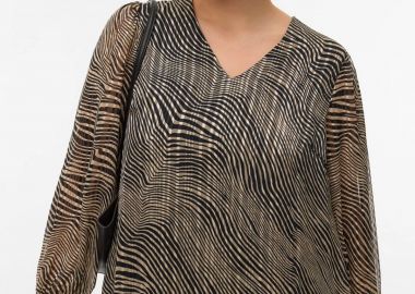 Chiffon μπλούζα σε γεωμετρικό εμπριμέ VERO MODA -  - 