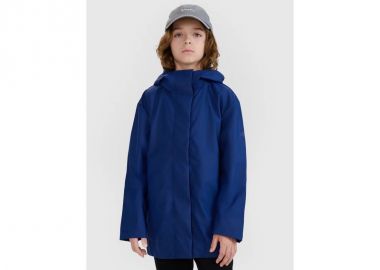 Children's transitional raincoat with rubber coating 4F 4FJWSS25TJACU21331S - 4f - 