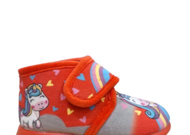 CHILDRENLAND Ανατομική Παντόφλα 21-26 - Κοραλί - Childrenland - 