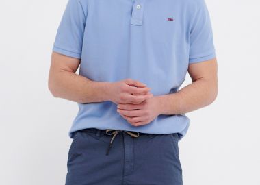 Chino βερμούδα με ζακάρ ύφανση - FUNKY BUDDHA - 