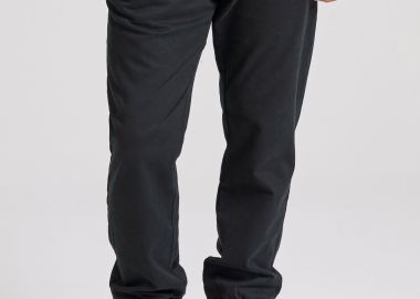 Chino jogger παντελόνι σε micro ζακάρ ύφανση - FUNKY BUDDHA - 