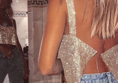 CHLOE GOLD STONE TOP - fashionroom - 