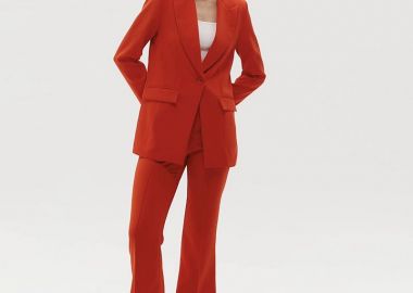 Chloe γυναικείο κουστούμι πορτοκαλί - SOU - 