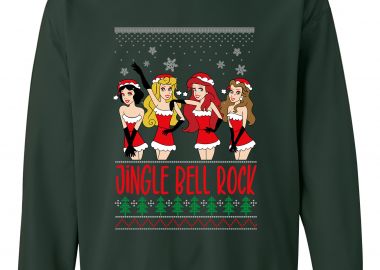Χριστουγεννιάτικο Ugly Sweater Disney Princess Pop Culture Forest Green - Pop Culture - 