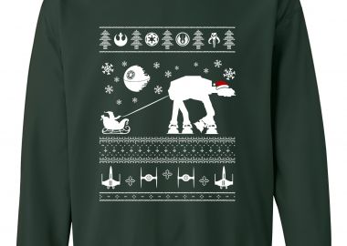 Χριστουγεννιάτικο Ugly Sweater Santa Pop Culture Forest Green - Pop Culture - 