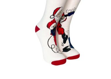 ΧΡΙΣΤΟΥΓΕΝΝΙΑΤΙΚΗ ΠΕΤΣΕΤΕ ΚΑΛΤΣΑ ΜΕ ΣΧΕΔΙΑ 3193-11 ΛΕΥΚΟ - INIZIO - 