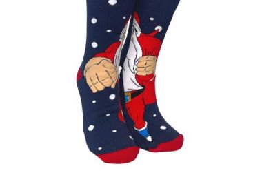 ΧΡΙΣΤΟΥΓΕΝΝΙΑΤΙΚΗ ΠΕΤΣΕΤΕ ΚΑΛΤΣΑ ΜΕ ΣΧΕΔΙΑ 3193-31 ΜΠΛΕ - INIZIO - 