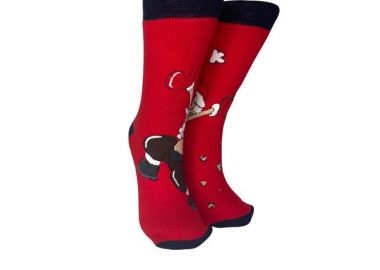 ΧΡΙΣΤΟΥΓΕΝΝΙΑΤΙΚΗ ΠΕΤΣΕΤΕ ΚΑΛΤΣΑ ΜΕ ΣΧΕΔΙΑ 3193-32 ΚΟΚΚΙΝΟ - INIZIO - 