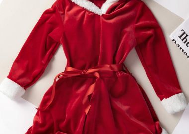 ΧΡΙΣΤΟΥΓΕΝΝΙΑΤΙΚΟ ΦΟΡΕΜΑ - SANTA GIRL -  - 