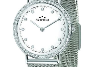 CHRONOSTAR Crystals Ladies - R3753252517 Silver case with Metallic Bracelet - Chronostar - 