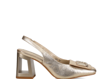 Χρυσή εξώφτερνη γόβα - LAURA BIAGIOTTI - 