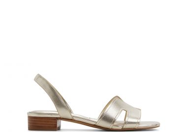 Χρυσό δερμάτινο σανδάλι JAVAMANNON - ALDO - 