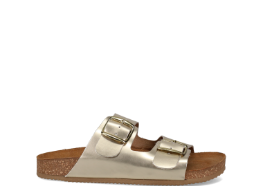 Χρυσό footbed σανδάλι - EASY WALK - 