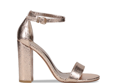 Χρυσό μεταλλιζέ πέδιλο - MIGATO - 