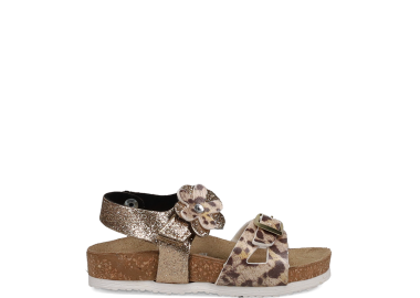 Χρυσό παιδικό footbed πέδιλο - EASY WALK - 