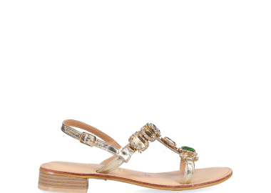 Χρυσό σανδάλι - LOVE TO LOVE by GAI MATTIOLO - 
