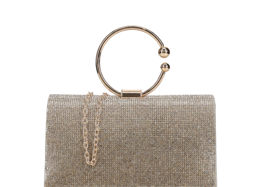 Χρυσό τσαντάκι χειρός - MIGATO - 