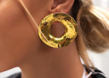 ΧΡΥΣΑ ΣΚΟΥΛΑΡΙΚΙΑ - CIRCLE - fashionroom - 