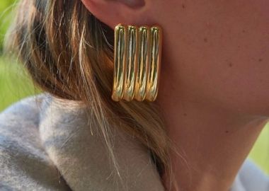 ΧΡΥΣΑ ΣΚΟΥΛΑΡΙΚΙΑ - THREE LINES - sense-shop - 