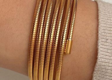 ΧΡΥΣΟ ΒΡΑΧΙΟΛΙ - SNAKIE - fashionroom - 