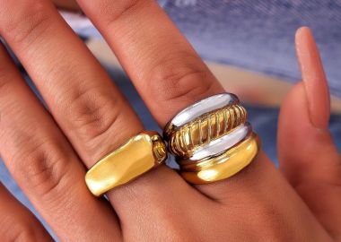 ΧΡΥΣΟ ΔΑΧΤΥΛΙΔΙ - ACHILLA - fashionroom - 