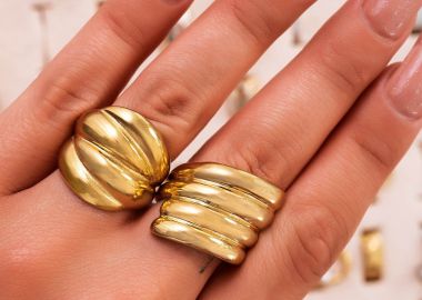 ΧΡΥΣΟ ΔΑΧΤΥΛΙΔΙ - ARSINOE (2 σχέδια) - fashionroom - 