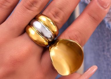 ΧΡΥΣΟ ΔΑΧΤΥΛΙΔΙ - CENCINA (2 σχέδια) - fashionroom - 