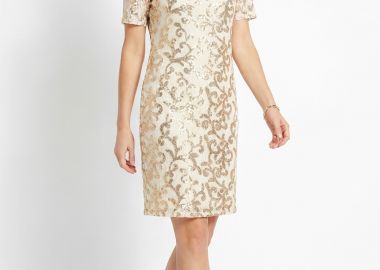 ΧΡΥΣΟ ΔΑΝΤΕΛΕΝΙΟ ΦΟΡΕΜΑ ΜΕ ΠΑΓΙΕΤΑ - Anna Raxevsky - 